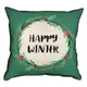 Подушка с мешковины Happy winter 45x45 см (45PHB_23NY008)