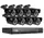 Комплект відеоспостереження Hiseeu 8ch AHD-2MP 1080P Outdoor 8AHBB12-P