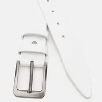 Чоловічий шкіряний ремінь Borsa Leather V1125FX43-white