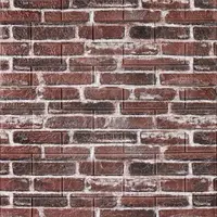 Декоративная 3D панель самоклейка 700x770x5мм Кирпич красный Екатеринославский (043) SW-00000031