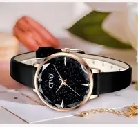 Жіночий годинник CIVO 8122C | Leather Band Black
