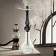 Кальян для курения табака с отделкой из дерева 2x2 Hookah Medium - Purple (фиолетовый)