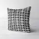 Подушка декоративная Soft Black and white ornament 45х45 см (45PST_FLORA009)