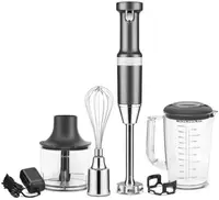 Блендер погружной безпроводной KitchenAid Artisan 5KHBBV83EMS серый