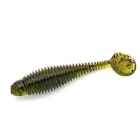Силікон Lunker City Grubster 10/BG 2" #227 Green Pumpkin/Watermelon / 2160822 / LC85227