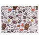 Папка-конверт на кнопке А4 YES Line Friends 492193 33х24 см