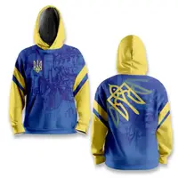 Худи спортивное с 3D принтом Born to Protect 32084 3XL
