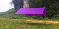 Тент туристичний 3F UL GEAR 40D silicone 3х3 м Purple