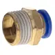 Штуцер цанговый Ø8мм МТ 3/8" SIGMA (7026901)