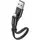 Кабель Baseus Two-in-one Portable Android/iOS 0,23m, Black (CALMBJ-01)