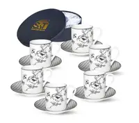 Сервиз кофейный SNT Felix 1995-00 12 предметов белый