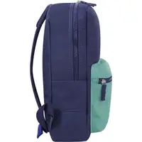 Рюкзак Bagland Молодіжний mini 8 л чорнильний/зелений 0050866