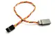 50 шт - Удлинитель 22AWG для сервоприводов JR скрученные (60 см)