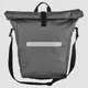 Велосипедная сумка на багажник с дождевиком 22L Bikemate серая