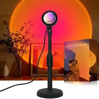 Лампа Атмосферная Проекционный Светильник ЗАКАЗ Atmosphere Sunset Lamp эффект радуги, Лампа эффект солнца