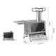 Кемпинговая печь твердотопливная Naturehike CNK2300CW020