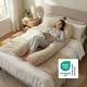 Подушка для сна и отдыха 75х140х20 см U-shape подкова Соня беж антиаллергенная с молнией для удобного сна