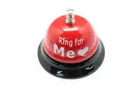 Звонок Ring for Me 6238 8.5х5.5 см красный с белым