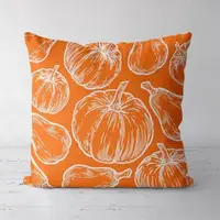 Подушка декоративная Soft Яркие тыквы 45x45 см (45PST_23O001)