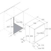 Машина встраиваемая посудомоечная Сandy СDI1L38-T 12 л