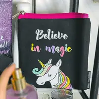 Косметичка квадратная Basic Believe in magic 16x16 см (KB_19N008_ROZ)