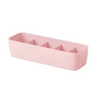 Органайзер Lesko А781-01 Pink на 5 клітинок для білизни і шкарпеток 26,5*9*6,5 см