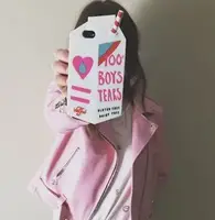 Силіконовий чохол для iPhone SE 2022/2020/8/7 -  100 Boys Tears, Білий