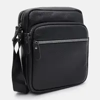 Чоловічі шкіряні сумки Borsa Leather K19803-1bl-black