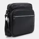 Мужская кожаная сумка Borsa Leather K19803-1bl-black