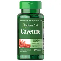 Натуральная добавка Puritan's Pride Cayenne 450 mg 100 капсул