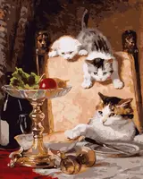 Картина по номерам "Любители сыра ©Генриетта Роннер-Книп" Идейка KHO4329 40x50 см