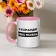 Кружка "Я командир мені можна", розовая, 330 мл