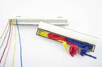 Органайзер для ниток ТМ Embroidery Craft Органайзер-шкатулка під процес слонова кістка 100 отворів OG-003