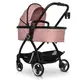 Коляска 2 в 1 Euro-Cart Crox Rose, рожевий