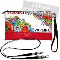 Клатч через плечо 25x15 см (KL_GL_UKR032_KR)