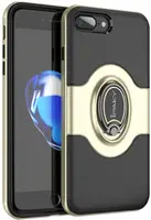 Чехол-накладка Ipaky PC Bumper Soft case with 360 finger ring holder iPhone 7 Plus Gold