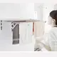 Сушилка для белья раздвижная настенная 70*75*23см Home