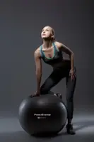 М'яч для фітнесу (фітбол) Power System PS-4011 Ø55 cm PRO Gymball Black