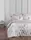 Полуторное Турецкое Постельное Белье First Choice Cotton Satin Matilde Beyaz