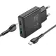 Адаптер сетевой HOCO Type-C to Type-C Delgado dual port charger N38 |1USB/1Type-C, 20W/3A, PD/QC|