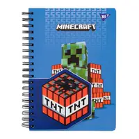 Блокнот на спирали 2 в 1 в клетку YES Minecraft TNT 151783