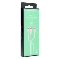 Кабель USB Borofone IP, MiСro, Type-С BX17-3-in-1-White 1 м білий