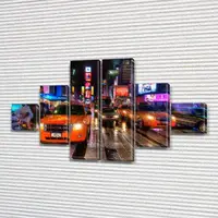 Модульні триптих картини на ПВХ тканині, 90x160 см, (25x25-2/55х25-2/90x25-2)