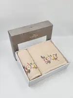 Набор полотенец подарочный Premium Bamboo 2 шт. Love Bej