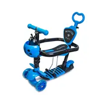 Самокат Scooter Божья коровка 5 в 1, многофункциональный, с бортиком. Blue (956612321)