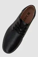 Туфлі чоловічі з перфорацією, колір чорний, 243RB1803