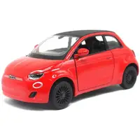 Машинка металлическая "Fiat 500E", красный