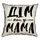 Подушка с мешковины Дім там, де мама 45x45 см (45PHB_21M003)