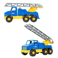 Дитяча пожежна машина City Truck, пластик, 47,5х19х24 см. Yellow and Blue (102158)