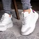 Кроссовки женские Fashion Snower 2155 40 размер 24,5 см Белый